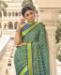 Picture of Stunning Blue Brasso Saree