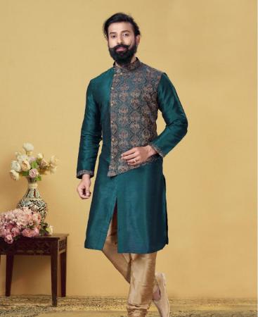 Picture of Beauteous Rama Green Kurtas