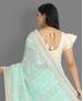 Picture of Shapely Blue Georgette Saree