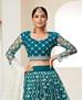 Picture of Charming Teal Green Lehenga Choli