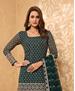 Picture of Beauteous Green Straight Cut Salwar Kameez