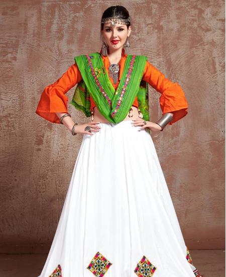 Picture of Magnificent White Lehenga Choli