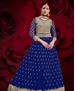 Picture of Shapely Blue Anarkali Salwar Kameez