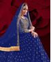 Picture of Shapely Blue Anarkali Salwar Kameez