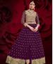 Picture of Delightful Purple Anarkali Salwar Kameez