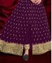 Picture of Delightful Purple Anarkali Salwar Kameez