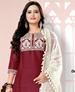 Picture of Grand Maroon Readymade Salwar Kameez