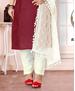 Picture of Grand Maroon Readymade Salwar Kameez