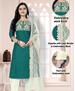 Picture of Sublime Rama Green Readymade Salwar Kameez