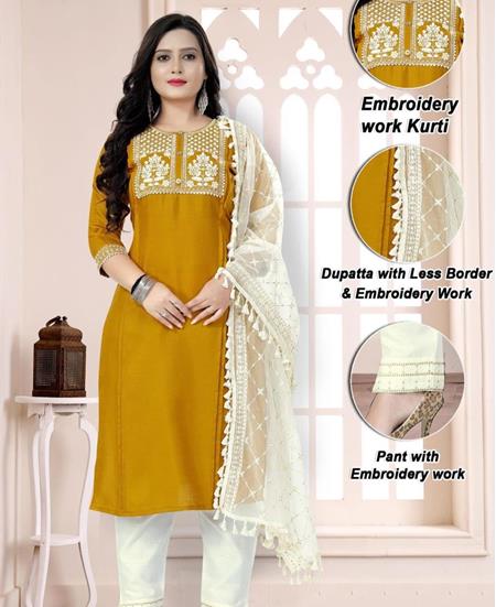 Picture of Grand Musterd Readymade Salwar Kameez