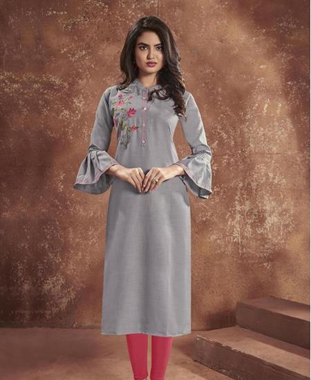 Picture of Lovely Grey Kurtis & Tunic