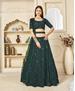 Picture of Well Formed Green Lehenga Choli