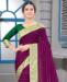 Picture of Magnificent Wine Casual Saree