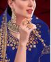 Picture of Taking Blue Anarkali Salwar Kameez