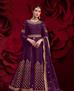 Picture of Resplendent Purple Anarkali Salwar Kameez