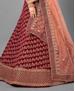 Picture of Excellent Maroon Lehenga Choli