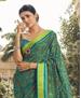 Picture of Exquisite Teal Brasso Saree