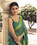 Picture of Exquisite Teal Brasso Saree