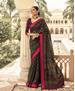 Picture of Alluring Black Brasso Saree