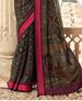 Picture of Alluring Black Brasso Saree