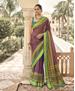 Picture of Grand Magenta Brasso Saree