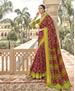 Picture of Charming Maroon Brasso Saree