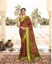 Picture of Fascinating Maroon Brasso Saree