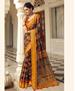 Picture of Elegant Orange Brasso Saree