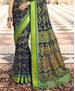 Picture of Fine Blue Brasso Saree