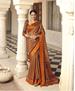 Picture of Lovely Brown Brasso Saree