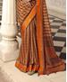 Picture of Lovely Brown Brasso Saree