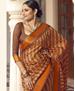 Picture of Lovely Brown Brasso Saree