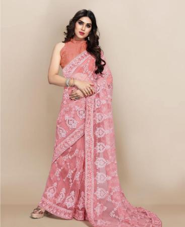 Picture of Exquisite Peach Casual Saree