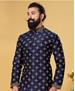 Picture of Good Looking Navy Blue Kurtas