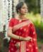 Picture of Graceful Red Silk Saree