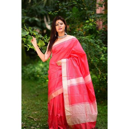 Picture of Radiant Peach Casual Saree