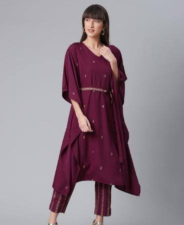 Picture of Admirable Wine Kurtis & Tunic