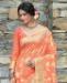 Picture of Resplendent Orange Casual Saree