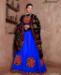 Picture of Magnificent Royal Blue Lehenga Choli