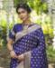 Picture of Fascinating Royal Blue Silk Saree