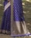 Picture of Fascinating Royal Blue Silk Saree