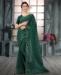 Picture of Amazing Botel Green Silk Saree