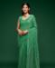 Picture of Radiant Green Georgette Saree