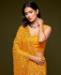 Picture of Taking Yellow Georgette Saree