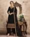 Picture of Graceful Black Straight Cut Salwar Kameez