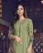 Picture of Well Formed Pista Straight Cut Salwar Kameez