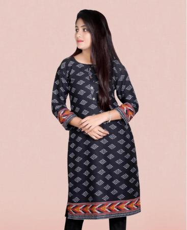 Picture of Classy Black Kurtis & Tunic