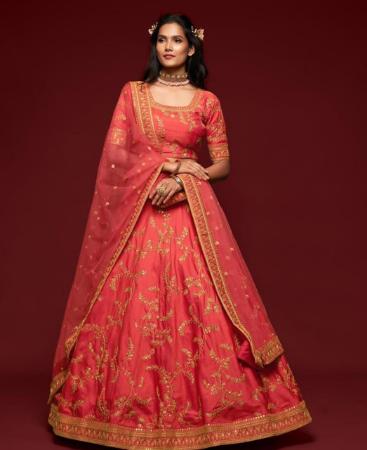 Picture of Nice Gajri Lehenga Choli