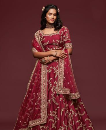 Picture of Radiant Maroon Lehenga Choli