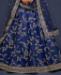 Picture of Excellent Blue Lehenga Choli